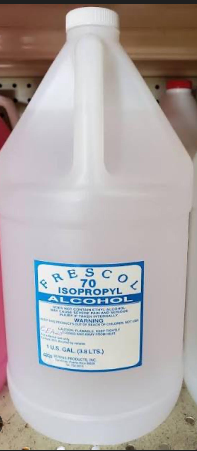 Alcohol 70% 4/1 gln