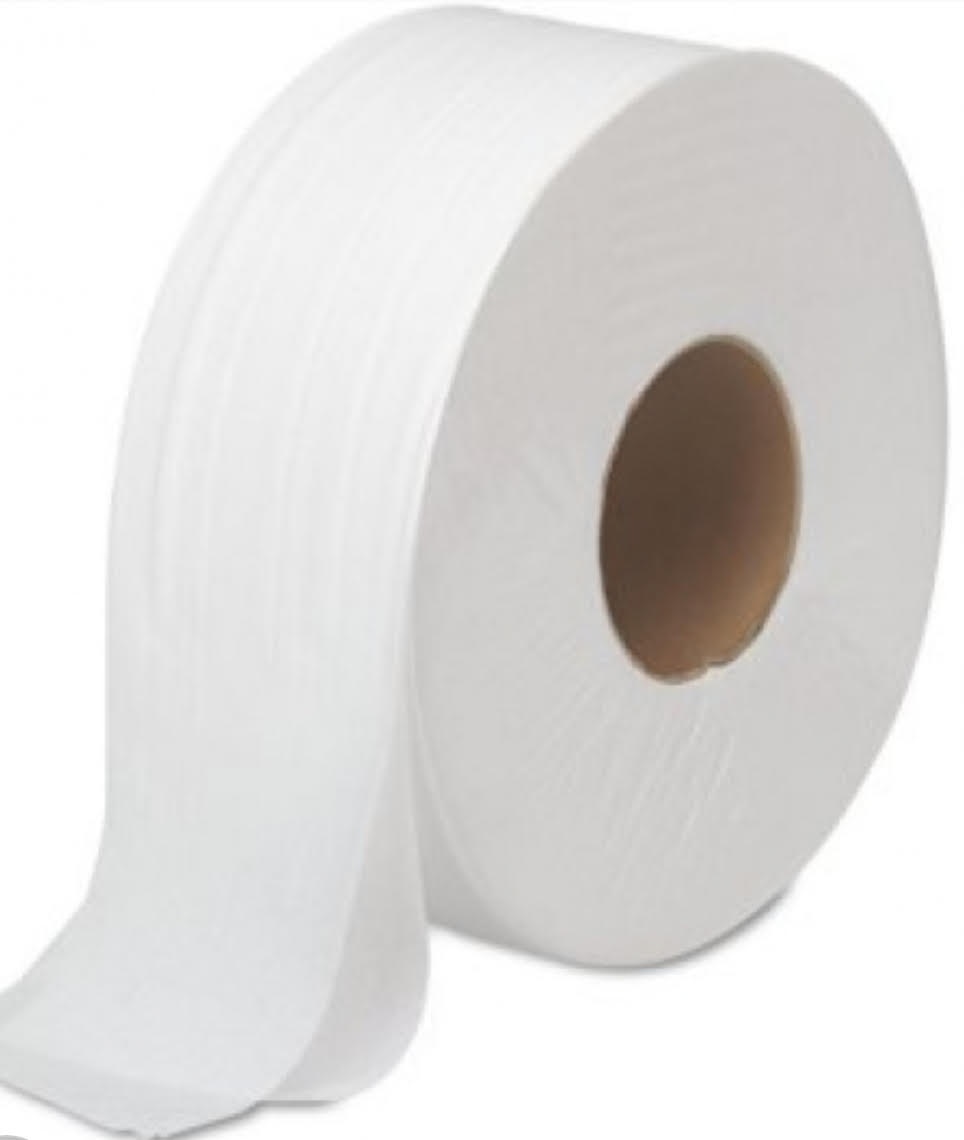 Papel Sanitario jr. Jumbo 1000/2ply 12 rollos