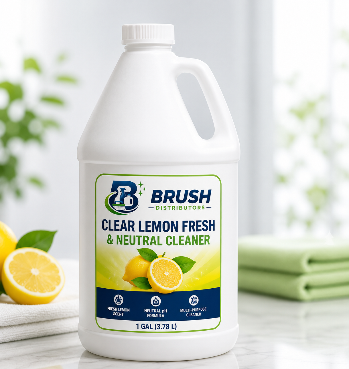Clear Lemon Fresh & Neutral Cleaner 4/1 gln