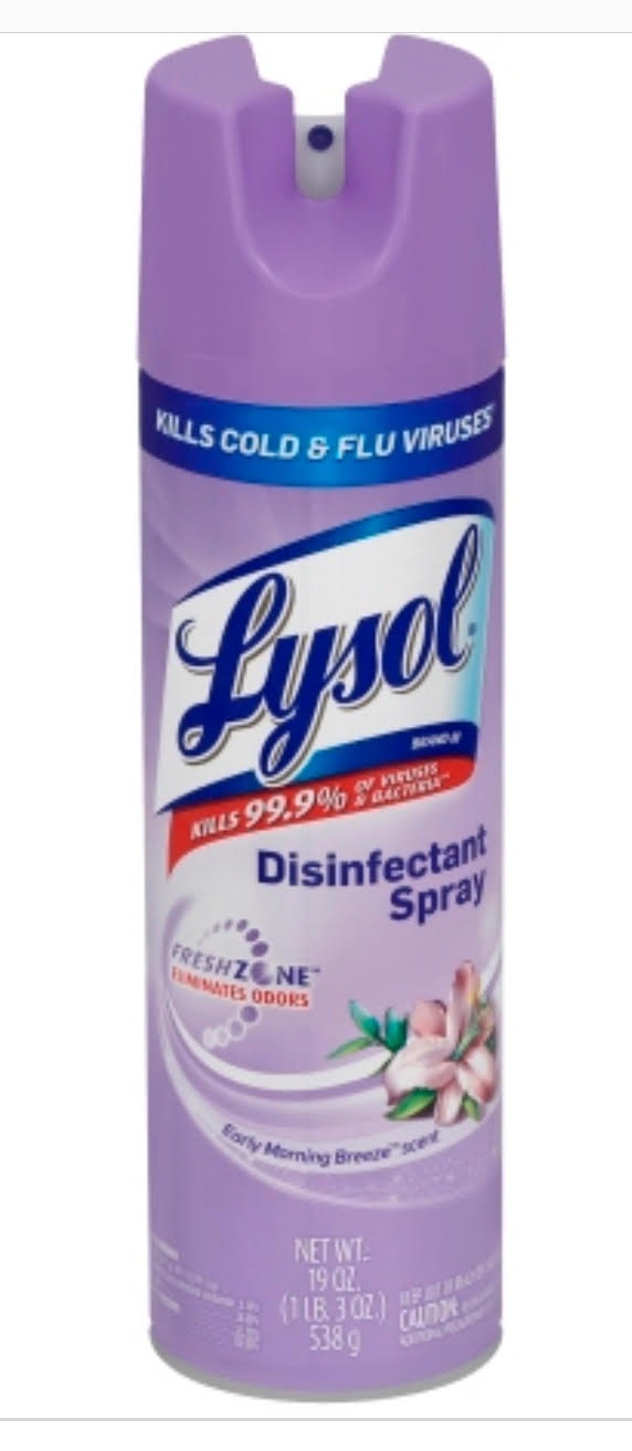 Lysol Desinfectante Spray (caja/12)